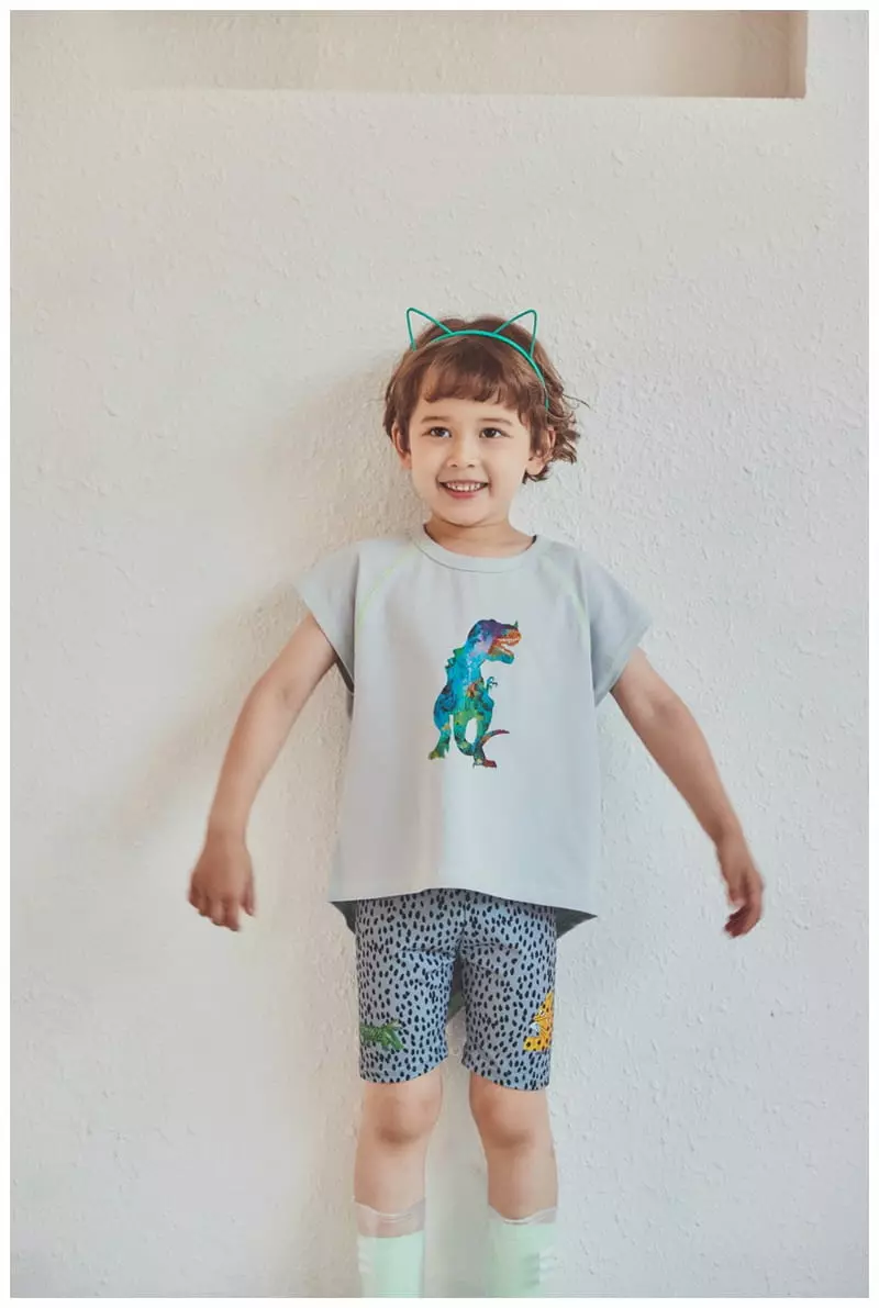 Mimico - Korean Children Fashion - #stylishchildhood - Cool Dino Tee - 2
