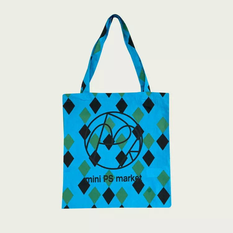 Mini Ps Market - Korean Children Fashion - #Kfashion4kids - Argyle All Over Woven Bag - 2