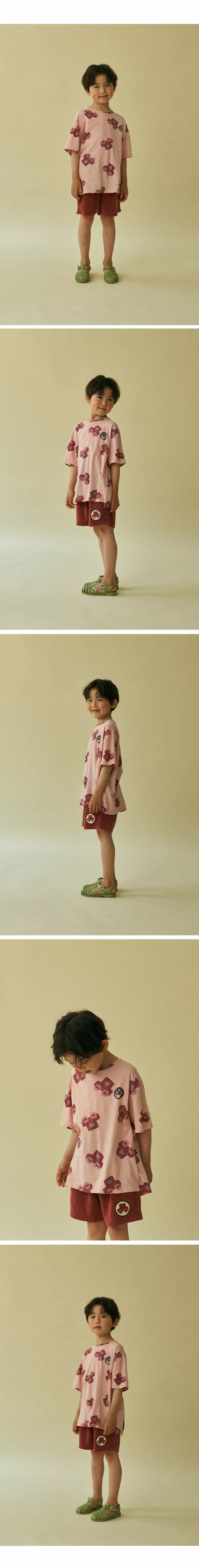 Mini Ps Market - Korean Children Fashion - #designkidswear - Mini Car Wapen Terry Shorts