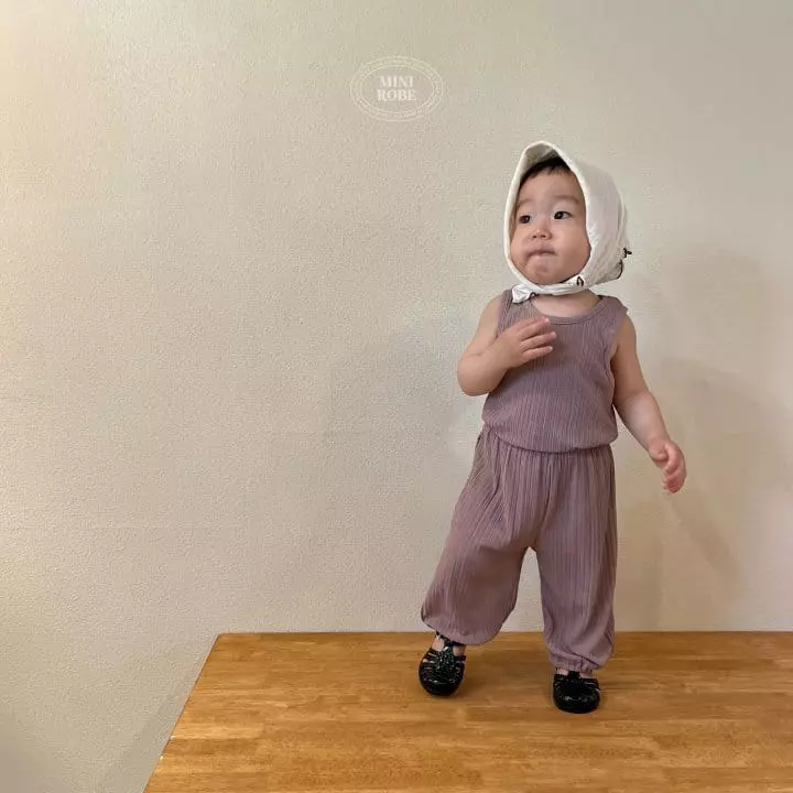 Mini Robe - Korean Baby Fashion - #babyboutiqueclothing - Mellow Top Bottom Set - 9
