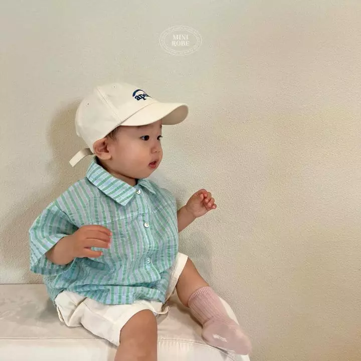 Mini Robe - Korean Baby Fashion - #babyclothing - Hwaii Shirt - 12