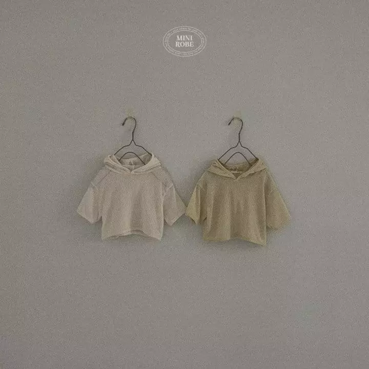 Mini Robe - Korean Baby Fashion - #babygirlfashion - Knit Hoody - 12
