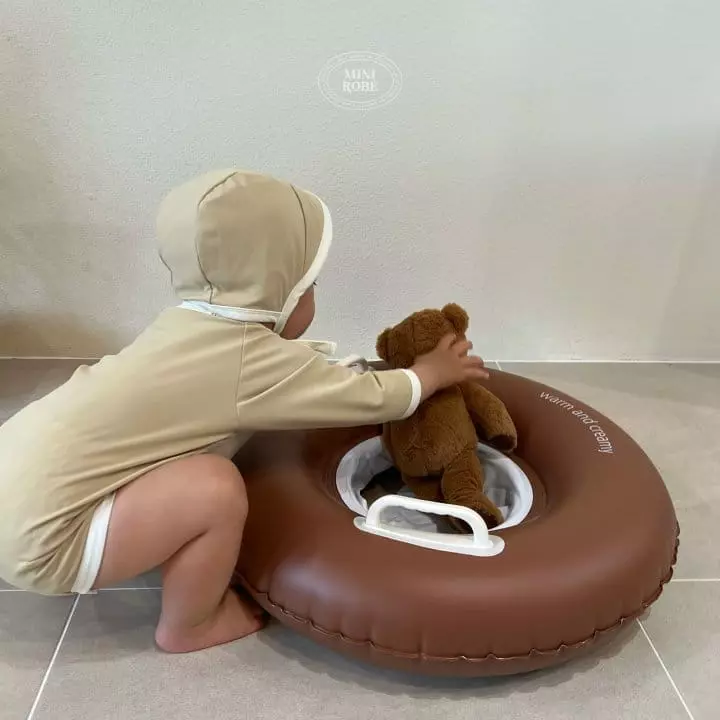 Mini Robe - Korean Baby Fashion - #babyoninstagram - Swim Bodysuit