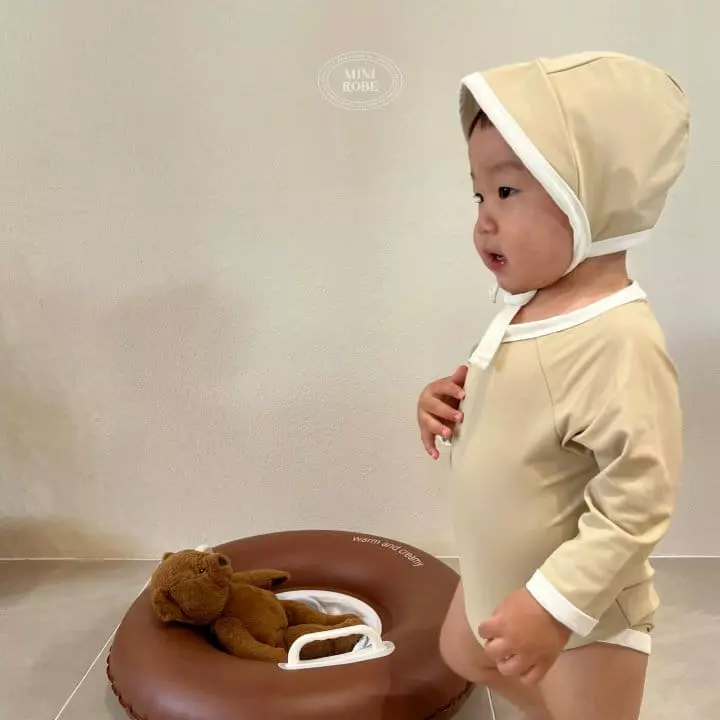 Mini Robe - Korean Baby Fashion - #babyootd - Swim Bodysuit - 2