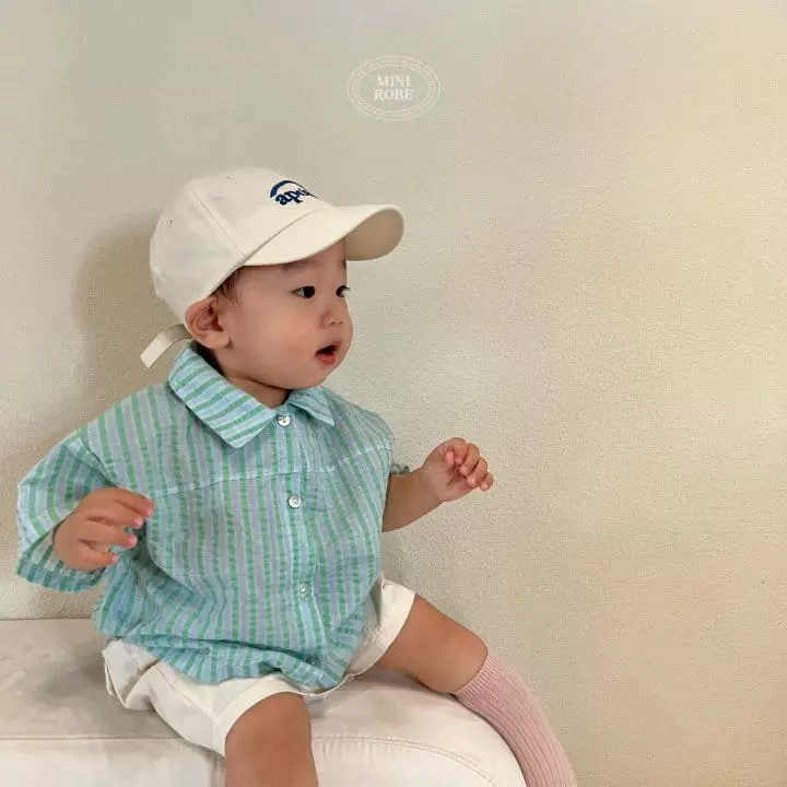 Mini Robe - Korean Baby Fashion - #babyootd - Hwaii Shirt - 4