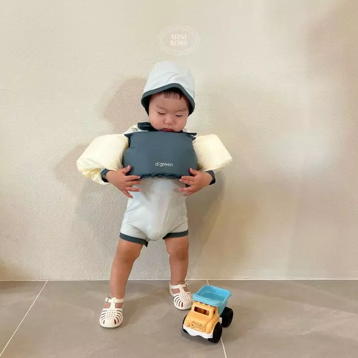 Mini Robe - Korean Baby Fashion - #babyoutfit - Swim Bodysuit - 3
