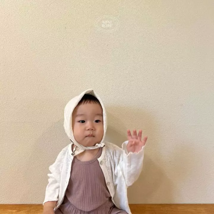 Mini Robe - Korean Baby Fashion - #babyoutfit - Mellow Top Bottom Set - 2