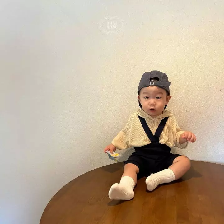 Mini Robe - Korean Baby Fashion - #babyoutfit - Knit Hoody