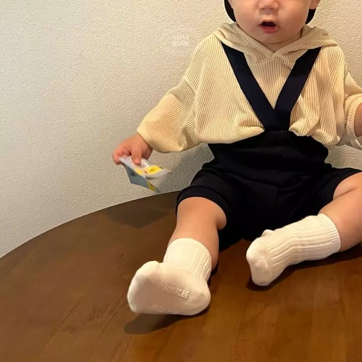 Mini Robe - Korean Baby Fashion - #babyoutfit - Knit Hoody - 2