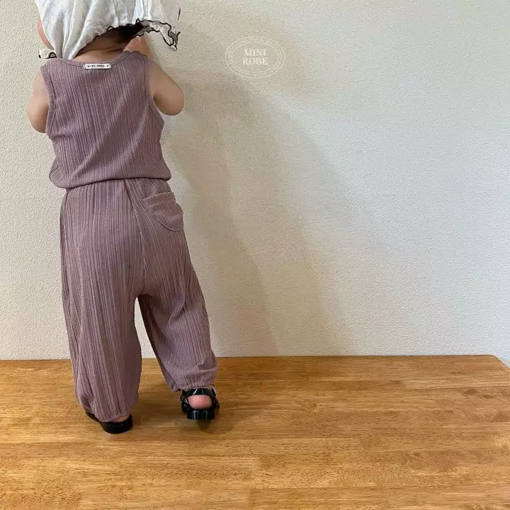 Mini Robe - Korean Baby Fashion - #babyoutfit - Mellow Top Bottom Set - 4