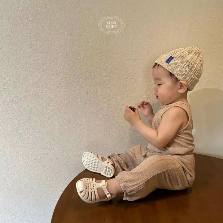 Mini Robe - Korean Baby Fashion - #onlinebabyshop - Mellow Top Bottom Set - 6