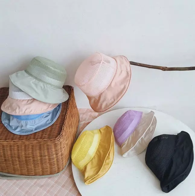 Miso - Korean Children Fashion - #Kfashion4kids - Mesh Bucket Hat - 3