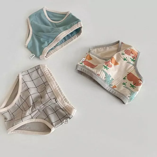Miso - Korean Children Fashion - #Kfashion4kids - New Dino Underwear - 6