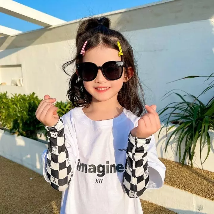 Miso - Korean Children Fashion - #Kfashion4kids - Check Cool Arm Warmers - 10