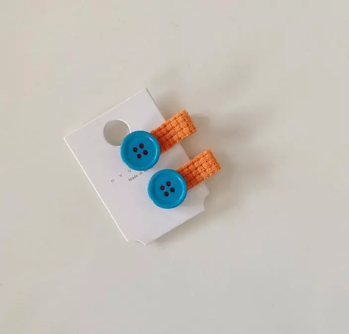 Miso - Korean Children Fashion - #discoveringself - Button Hairpin - 7