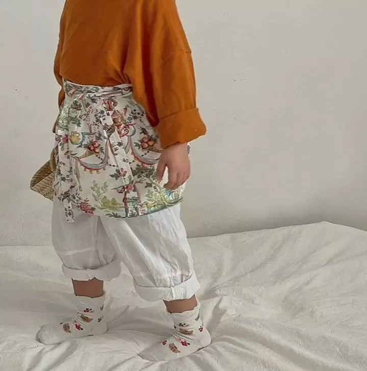 Miso - Korean Children Fashion - #kidsshorts - Flower Strawberry Socks Set - 12