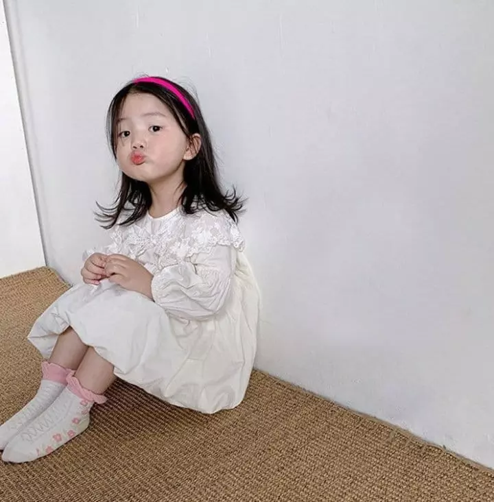 Miso - Korean Children Fashion - #kidsshorts - Pink Flower Socks Set - 11