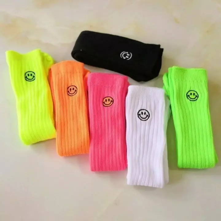 Miso - Korean Children Fashion - #kidsstore - Smile Socks Knee Socks