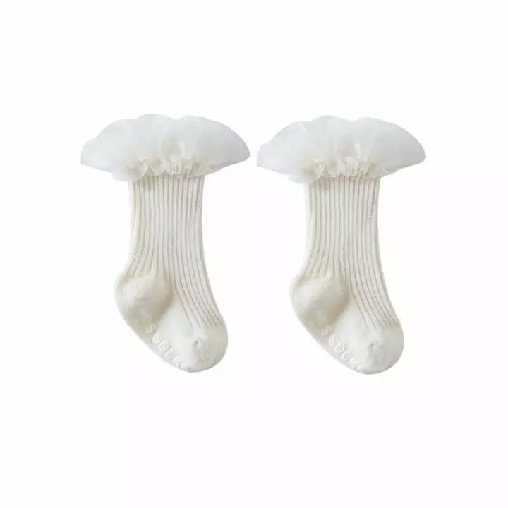 Miso - Korean Children Fashion - #kidzfashiontrend - Sha Frill Socks - 3