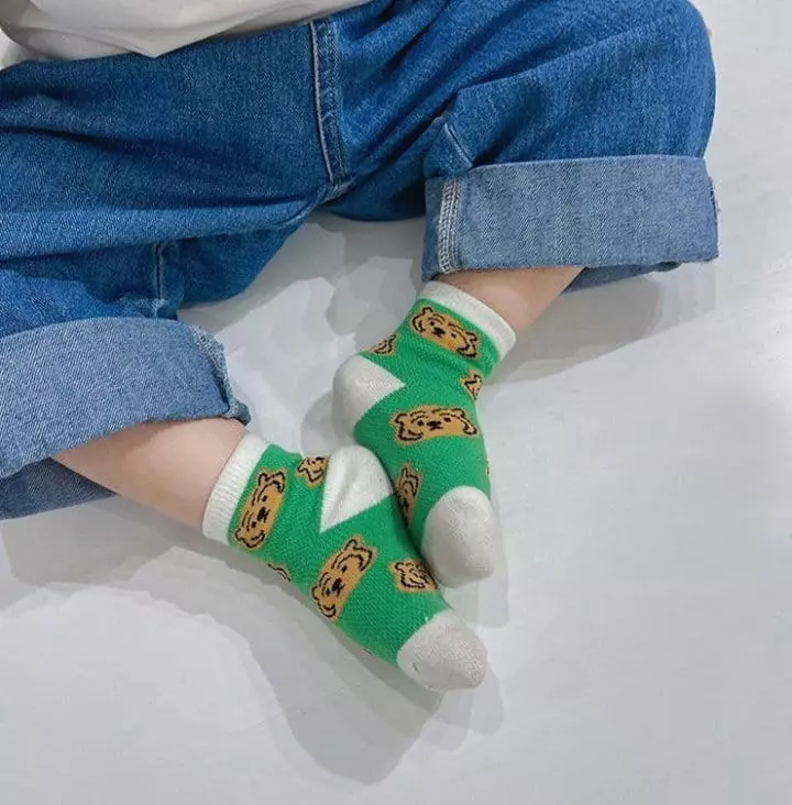 Miso - Korean Children Fashion - #kidzfashiontrend - Tiger Socks Set - 12