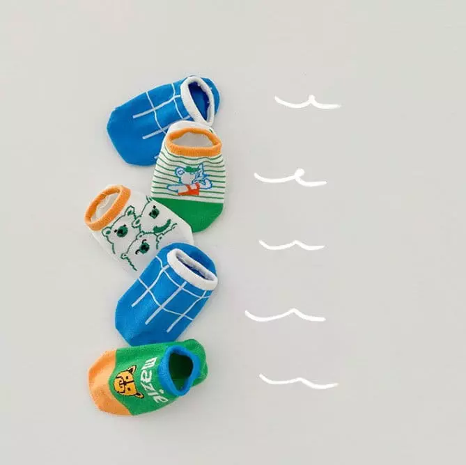 Miso - Korean Children Fashion - #kidsstore - Magic Socks Set - 4