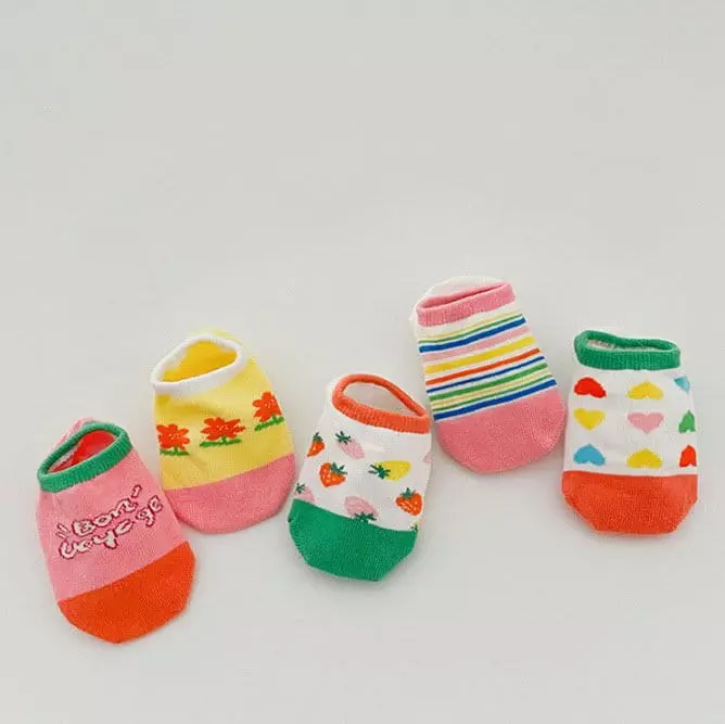 Miso - Korean Children Fashion - #kidzfashiontrend - Berry Socks Set - 3