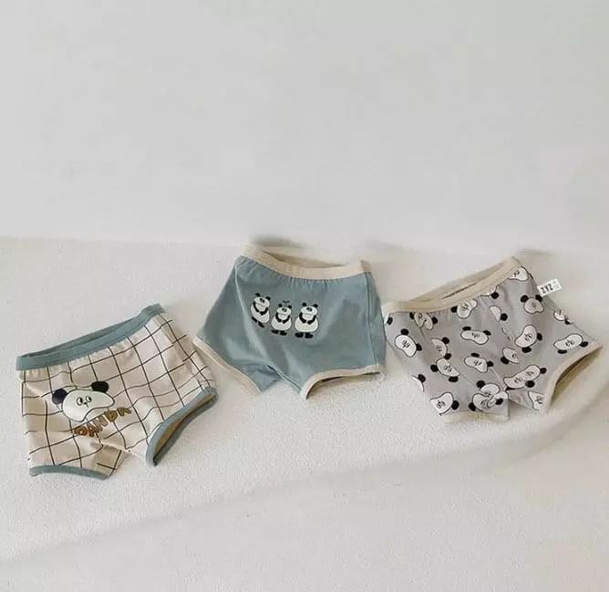 Miso - Korean Children Fashion - #kidzfashiontrend - Panda Underwear Set - 6