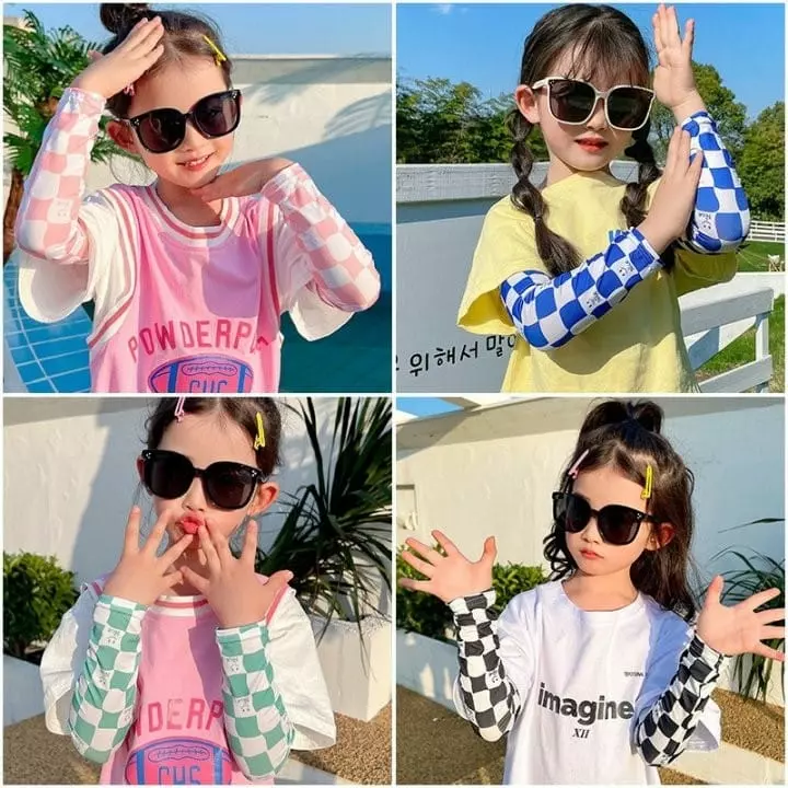 Miso - Korean Children Fashion - #kidzfashiontrend - Check Cool Arm Warmers - 9