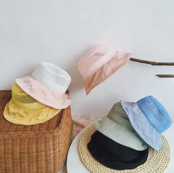 Miso - Korean Children Fashion - #Kfashion4kids - Mesh Bucket Hat - 4