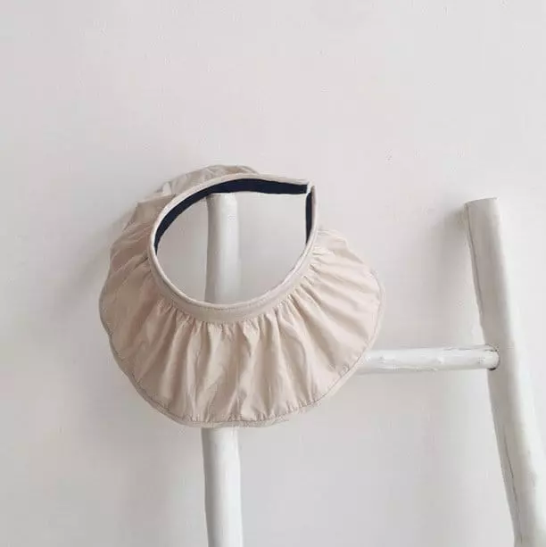 Miso - Korean Children Fashion - #littlefashionista - Frill Sun Cap - 3