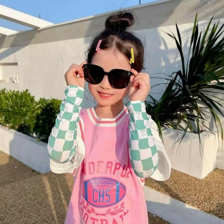 Miso - Korean Children Fashion - #littlefashionista - Check Cool Arm Warmers - 11