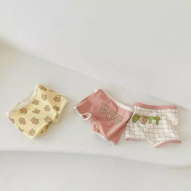 Miso - Korean Children Fashion - #magicofchildhood - Bear Three Underwear Set - 8