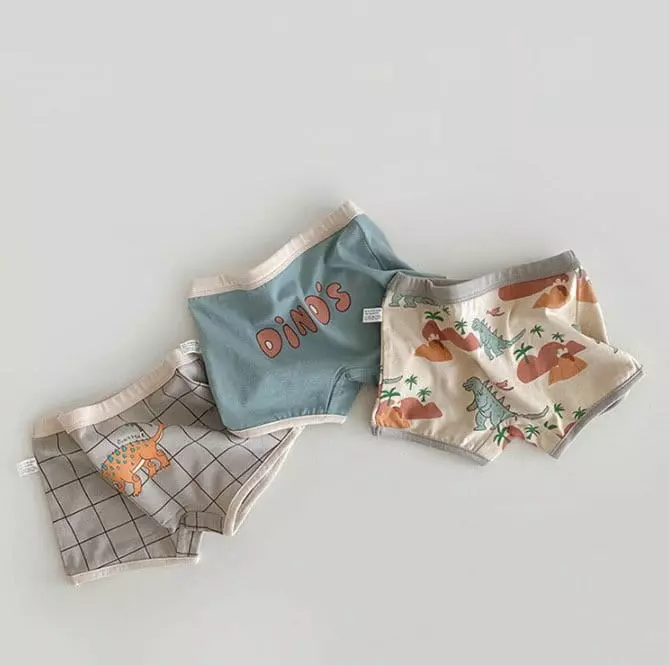 Miso - Korean Children Fashion - #magicofchildhood - New Dino Underwear - 8