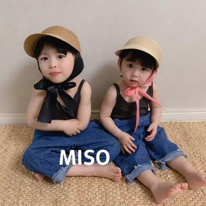 Miso - Korean Children Fashion - #magicofchildhood - Ribbon Straw Hat - 6