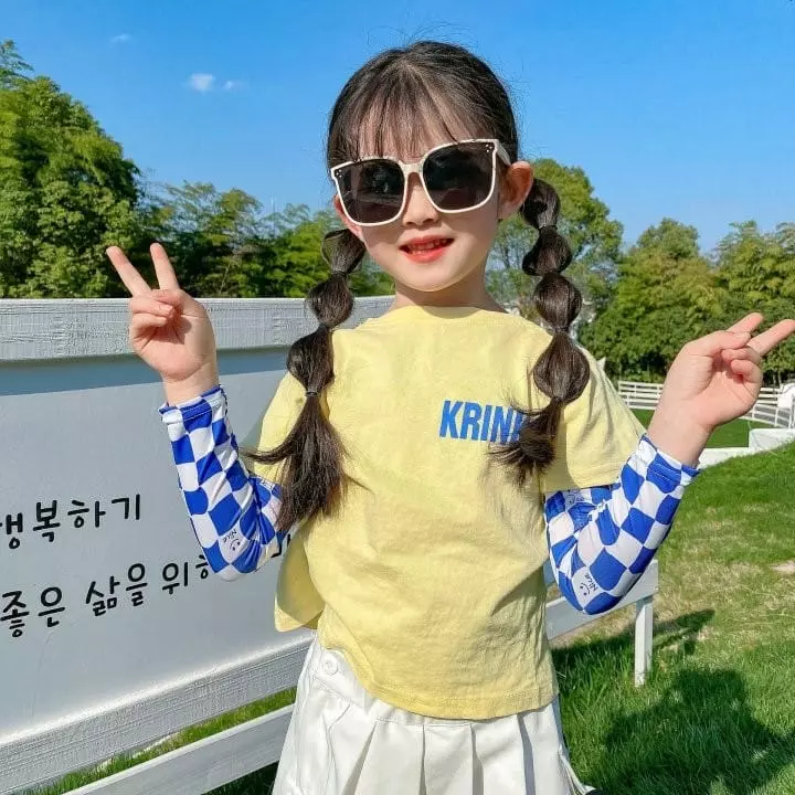 Miso - Korean Children Fashion - #magicofchildhood - Check Cool Arm Warmers - 12