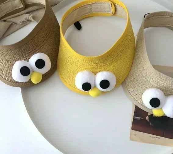 Miso - Korean Children Fashion - #minifashionista - Big Eyes Sun Cap - 3