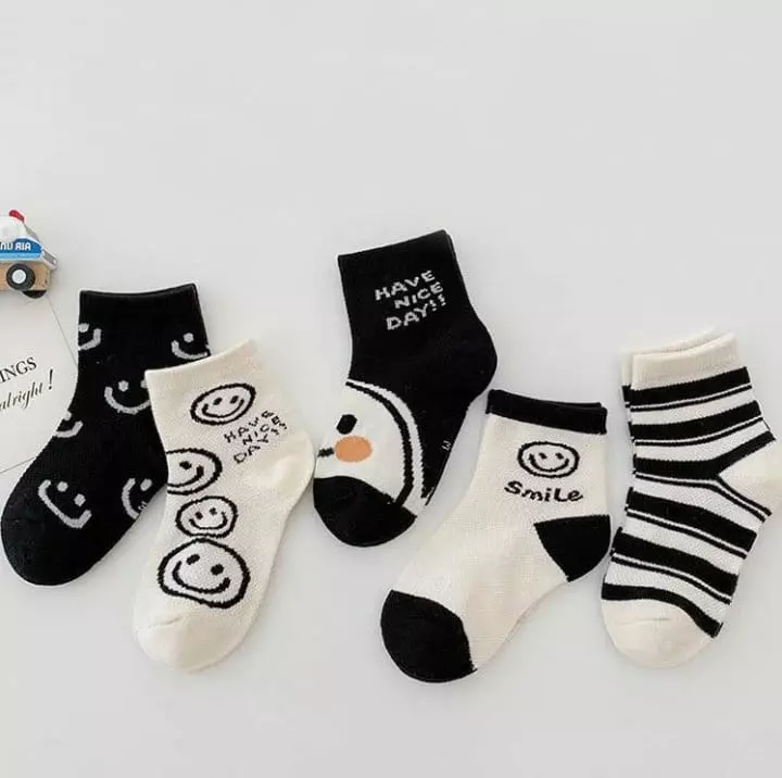 Miso - Korean Children Fashion - #minifashionista - Nice Smile Socks Set