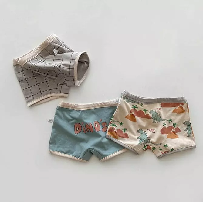 Miso - Korean Children Fashion - #minifashionista - New Dino Underwear - 9