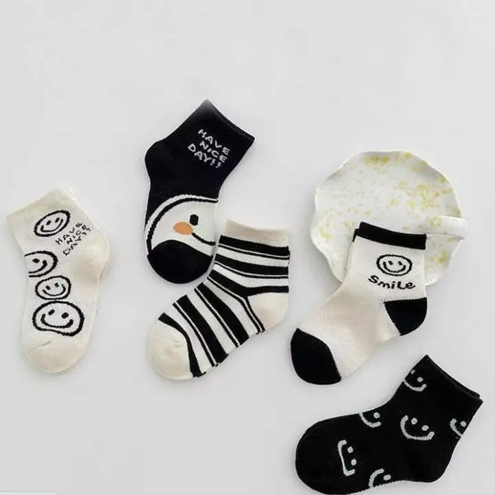Miso - Korean Children Fashion - #prettylittlegirls - Nice Smile Socks Set - 2