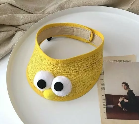 Miso - Korean Children Fashion - #todddlerfashion - Big Eyes Sun Cap - 5