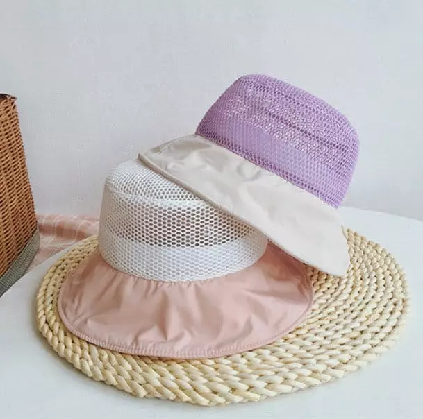Miso - Korean Children Fashion - #todddlerfashion - Mesh Bucket Hat - 8