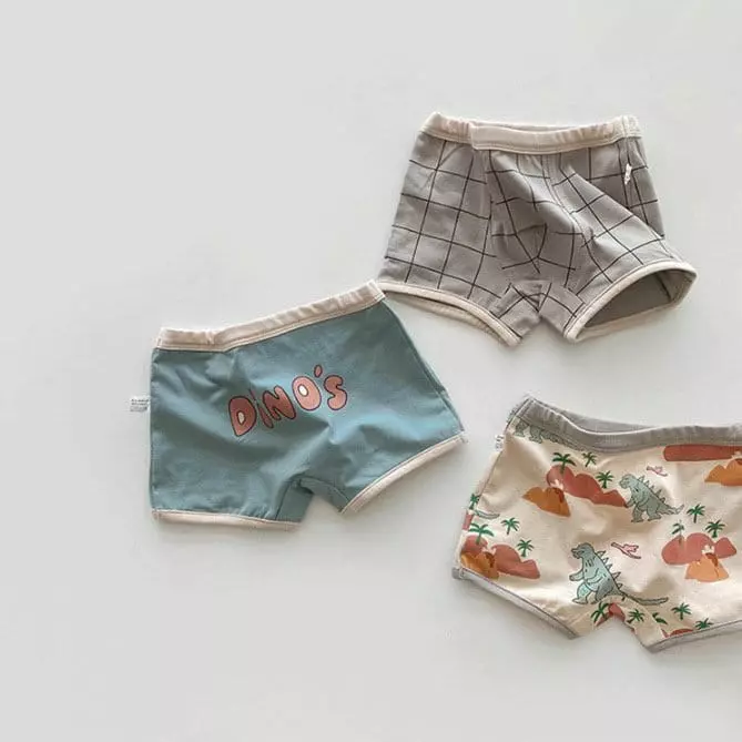 Miso - Korean Children Fashion - #todddlerfashion - New Dino Underwear - 11