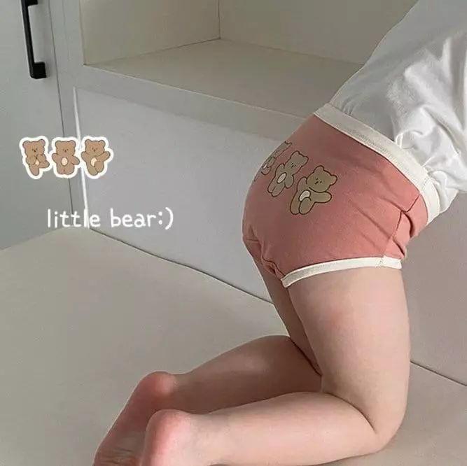 Miso - Korean Children Fashion - #toddlerclothing - Bear Three Underwear Set - 12