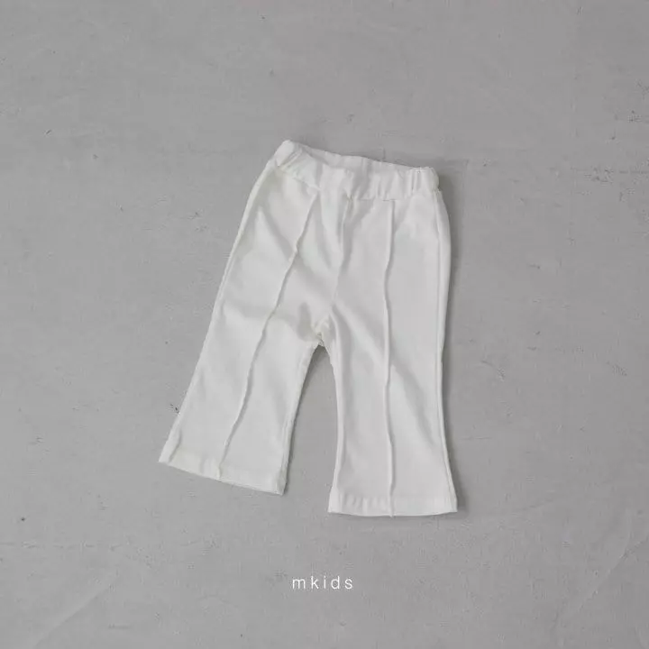 Mkids - Korean Baby Fashion - #babylifestyle - Capri Bootscut Pants - 2