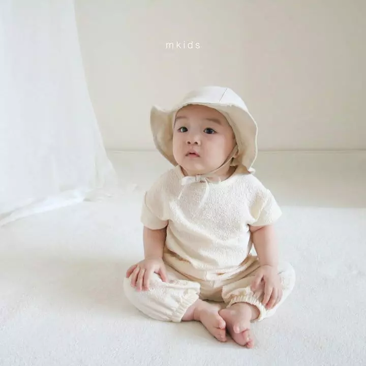 Mkids - Korean Baby Fashion - #babyoninstagram - Ggigle Top Bottom Set - 2