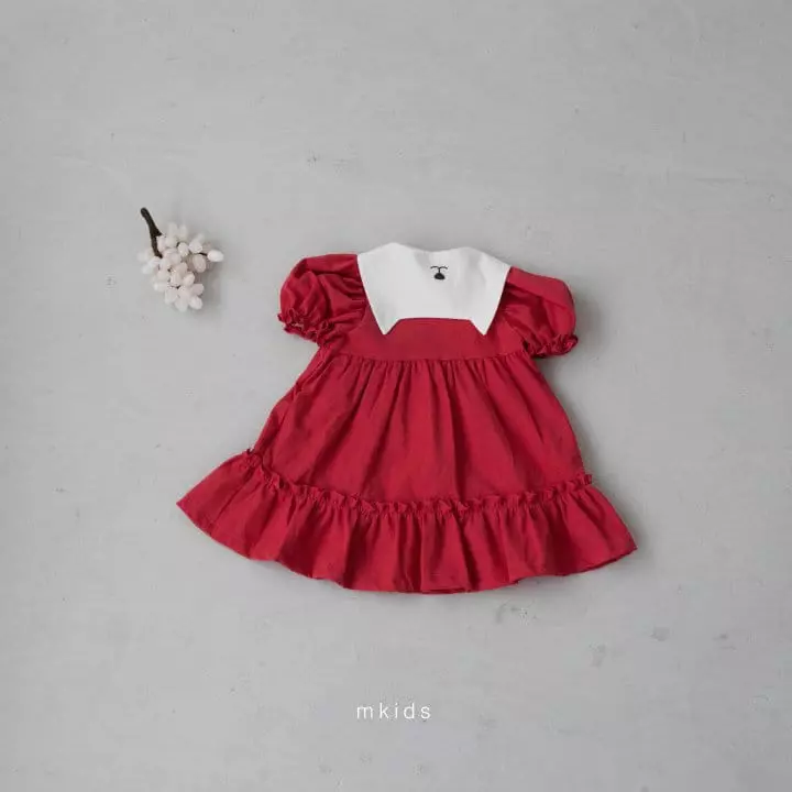 Mkids - Korean Baby Fashion - #babyoutfit - Cat One-piece - 2