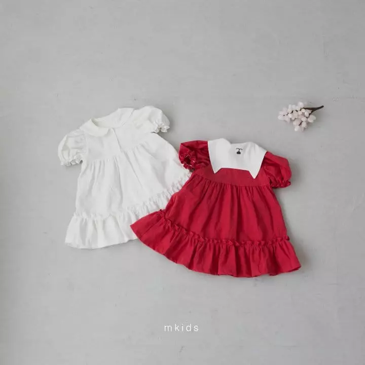 Mkids - Korean Baby Fashion - #babyoutfit - Cat One-piece - 3