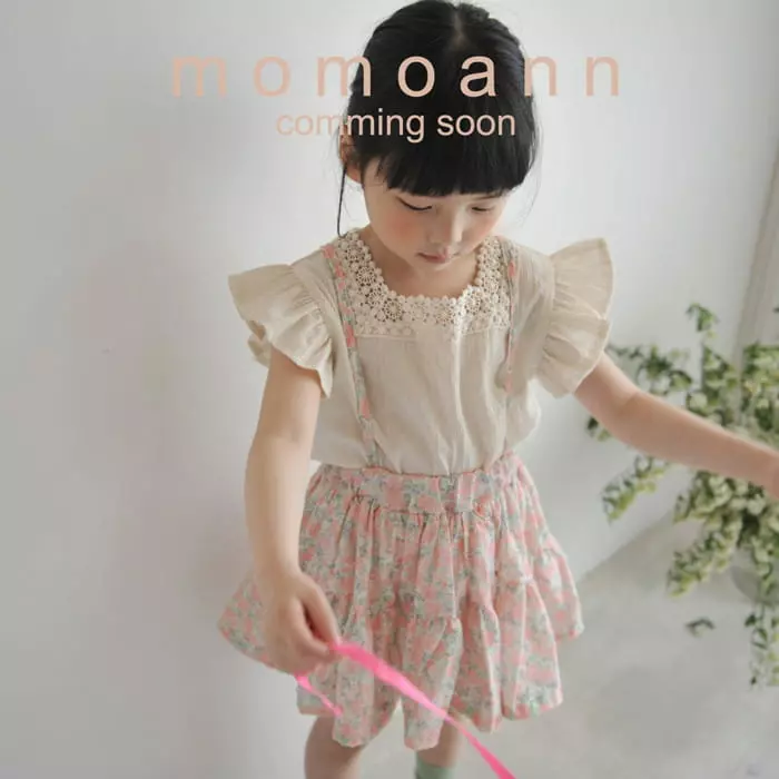 Momo Ann - Korean Children Fashion - #Kfashion4kids - Natural Blouse