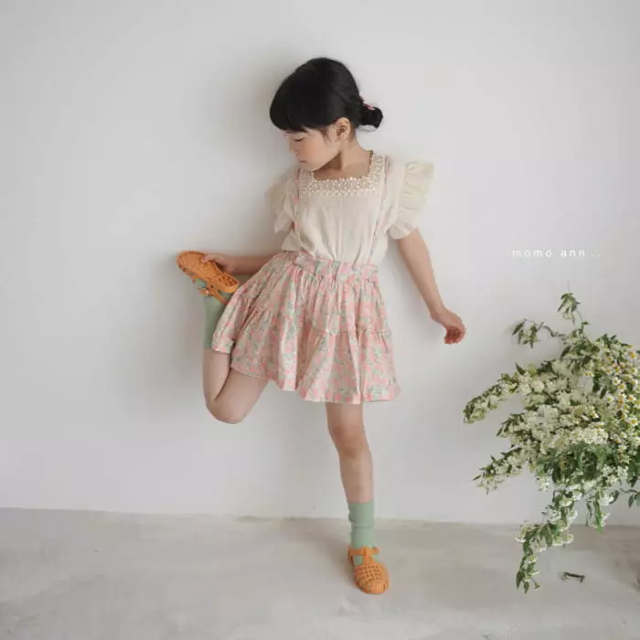 Momo Ann - Korean Children Fashion - #childofig - Natural Blouse - 9