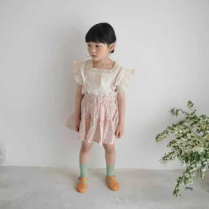 Momo Ann - Korean Children Fashion - #childrensboutique - Natural Blouse - 10